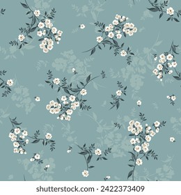 cute small flowers pattern suitable for textile design or wall decoration