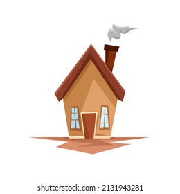 Cute small house vector illustration