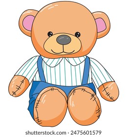 Cute small teddy bear soft toy kids toy art character