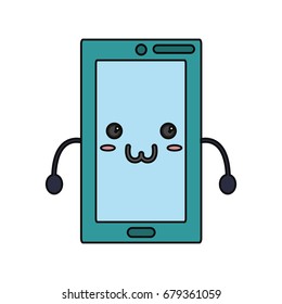 Cute smartphone kawaii