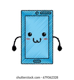 Cute smartphone kawaii