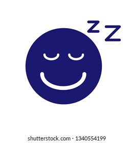 Cute smile emoticons, flat design, vector illustration.