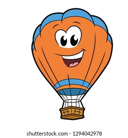 Cute smiling aerostat