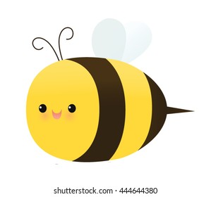 Cute Smiling Bee