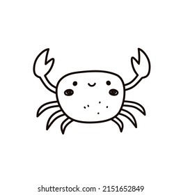 1,412 Crab kawaii Images, Stock Photos & Vectors | Shutterstock