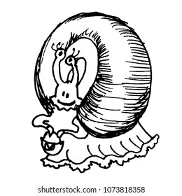 Cute Snail cartoon