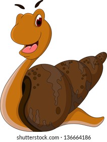 cute snail cartoon
