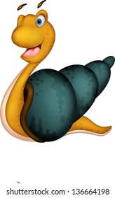 cute snail cartoon