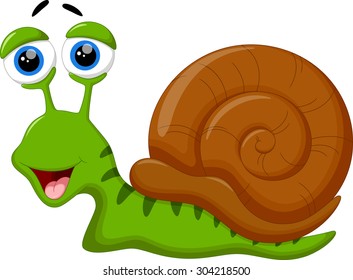 Cute Snail Cartoon