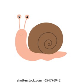 Cute snail cartoon