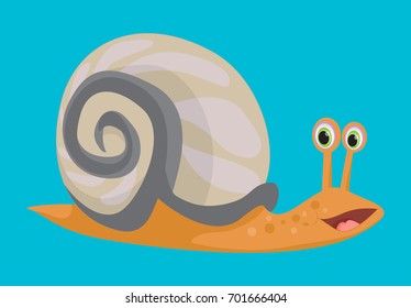 Cute Snail cartoon
