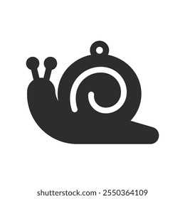 Cute snail design for earrings, pendant or keychain. Jewelry silhouette laser cut template. Cnc cutting with metal, wood or leather. Vector stencil