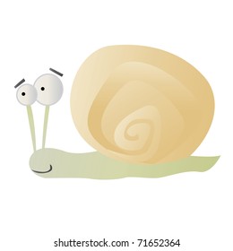 cute snail vector