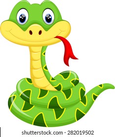 Cute Snake Cartoon