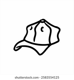Cute Snapback Hand Drawing Illustration