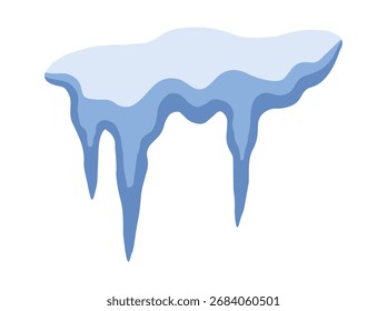 Ilustración de fondo de gorra de nieve linda
