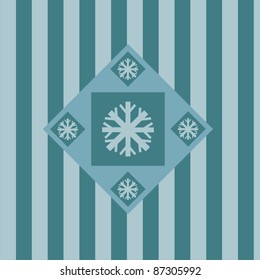 cute snowflakes background