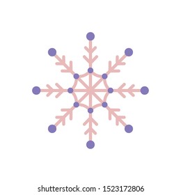 cute snowflakes on white background vector illustration design