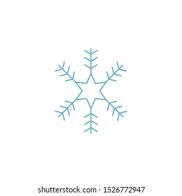 cute snowflakes on white background vector illustration design