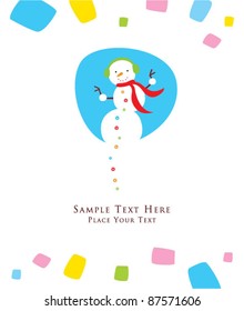 cute snowman