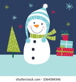 Cute Snowman Design