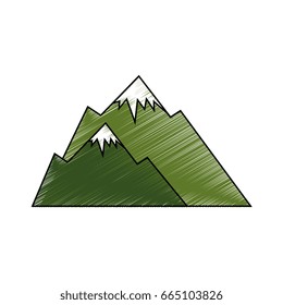 cute snowy mountains