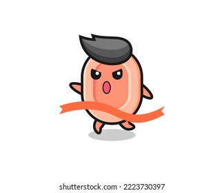 cute soap illustration is reaching the finish , cute style design for t shirt, sticker, logo element