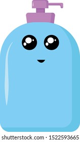 Cute soap, illustration, vector on white background.