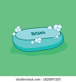 A cute soap vector suitable for your design needs