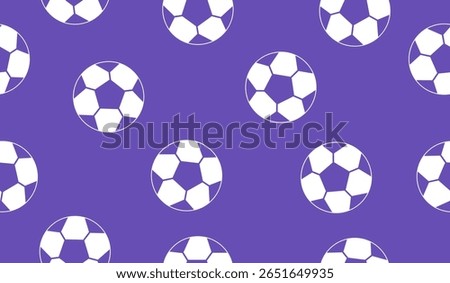 Cute soccerballs pattern background vector design