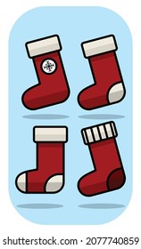 Un lindo vector de calcetines para ti.