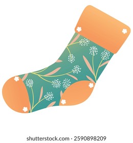 Cute socks autumn color and pattern