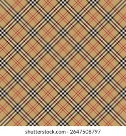 creme macio marrom suave moderno tartan escocês xadrez listras xadrez flanela padrão de fundo adequado para impressão de tecido