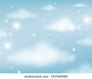 cute soft pastel and glitter stars background