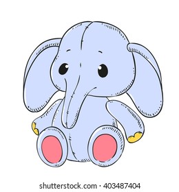 Cute soft toy Elephant