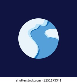 Cute Space Illustration Vector Design