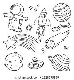 Cute space illustrations