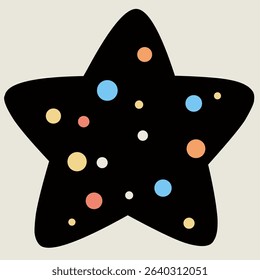 Cute sparkle and star doodles in black silhouette style. Ideal for decorative projects, scrapbooking, kids crafts, stickers, and digital prints. Fun and minimal star icons.