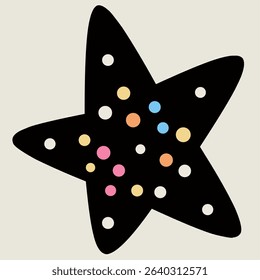 Cute sparkle and star doodles in black silhouette style. Ideal for decorative projects, scrapbooking, kids crafts, stickers, and digital prints. Fun and minimal star icons.
