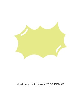 cute speech bubbles vector design