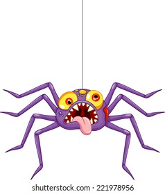 Cute spider cartoon