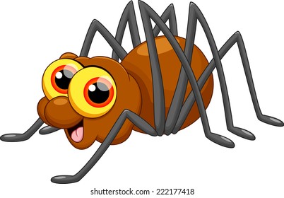 Cute spider cartoon