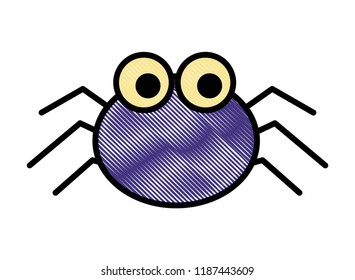 cute spider cartoon scary animal