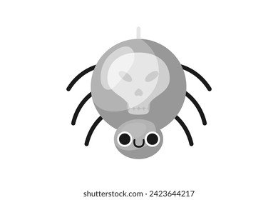 Cute Spider Funny Sticker Design