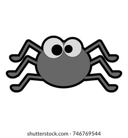 Cute Spider Halloween Decoration Stock Vector (Royalty Free) 746769544 ...