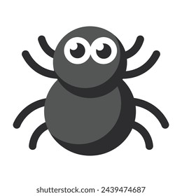 cute spider icon. vector illustration.