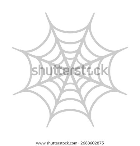 Cute spider web illustration material
