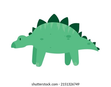 cute spinosaurus dinosaur on white background