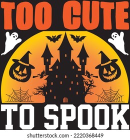 Zu scharf zum Spook T-Shirt Design Vectordatei.