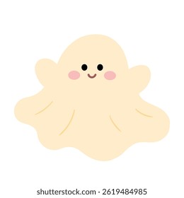 Cute spooky ghost halloween clipart vector. Spooky ghost vector. Fun Halloween activity for kids. Printable autumn worksheet for preschool and kindergarten.